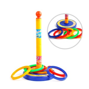 (유아체육교구)컬러고리던지기게임 링토스 신체 발달 실내 어린이집 야외 스포츠 활동 놀이