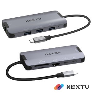 USB허브 멀티허브 C타입 HDMI PD LAN 마이크로SD카드