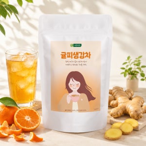 자연지인 귤피생강차 1g 20T 귤껍질 생강차