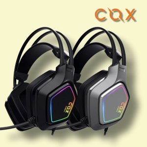 콕스 스칼렛 가상7.1 노이즈캔슬링 게이밍 헤드셋 블랙