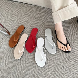 심플 6컬러 여성 여름 쪼리 슬리퍼 1cm