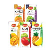 델몬트 드링크팩 5종 190ml 48팩 (오렌지/포도/망고/사과/파인애플)