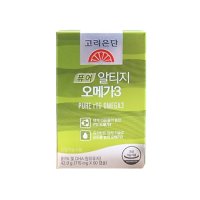 고려은단 퓨어 알티지 오메가3 이지 401mg x 60캡슐