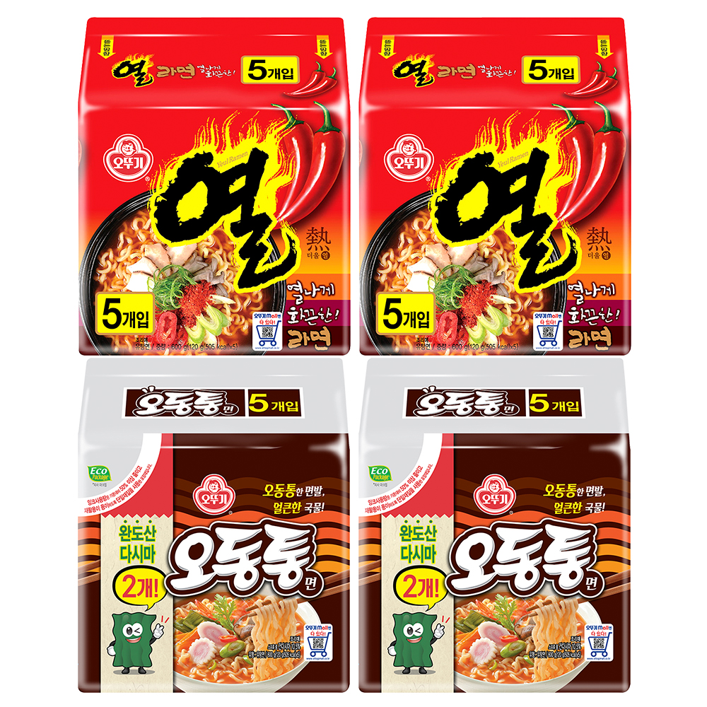 오뚜기 오동통면 120g 10개(5개입 X 2팩) (5,610원) (무료)