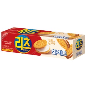 동서 리츠 샌드위치 크래커 화이트 77g 쿠키 과자 간식 비스킷
