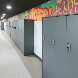 1단 (400-1650-450) 개인 목재 골프 캐비넷 골프장 가방보관함 골프백 사물함