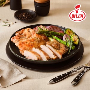 마니커 오리지널 치킨스테이크 [냉동 500g] 캠핑요리 닭다리살 스테이크