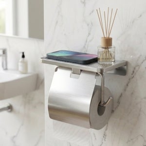 화장실 휴지걸이 타공 휴지걸이 욕실 화장지 교체