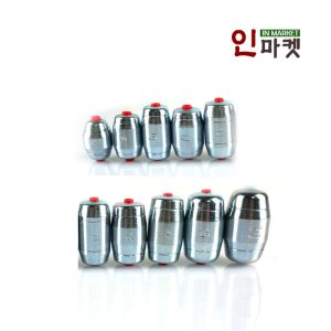 Y바다사랑 구멍추 구멍봉돌 CNC 정밀가공 장어추 원투낚시 가공추 쇠추 장어채비추 장어낚시추 다운샷 구멍추 봉돌