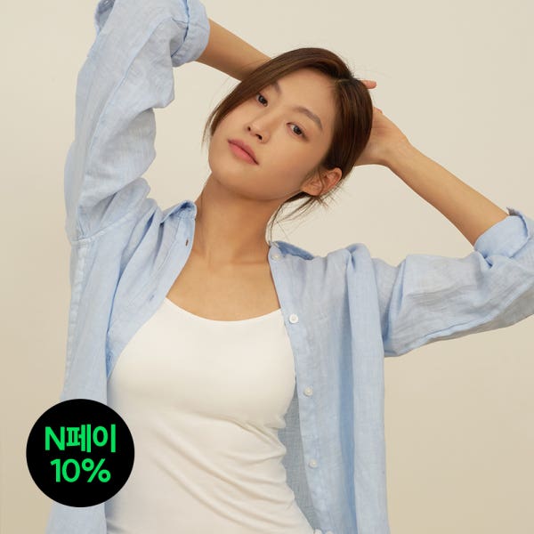 [2매] 모달 캡내장 브라탑 크롭/베이직 끈나시