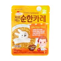 아이배냇 베베 처음 먹는 순한 카레 50g 이유식 파우치 유아 반찬 순한 덮밥 소스