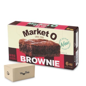 오리온 마켓오 브라우니 120g (6p) (1박스-16개)
