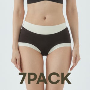 모달 여성 팬티 모들랑팬티 Y존 편한 심리스 순면 여자 드로즈 속옷 7PACK