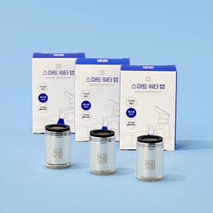깔끔상회 수도꼭지 온도 감지 LED 세면대 수전필터