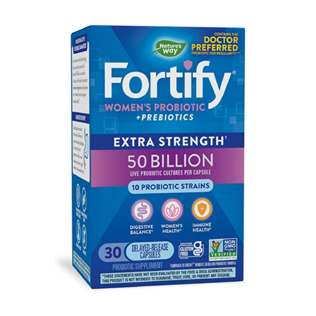 네이쳐스웨이 <b>포티파이 우먼스</b> 프로바이오틱스 <b>500억</b> 여성 유산균 30캡슐