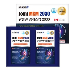 MSM 보스웰리아 더블업 관절엔 엠에스엠2030 무릎통증 연골영양 2030mg x 180정