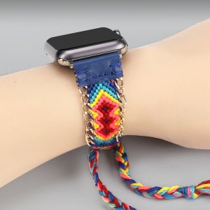 스타일 애플 워치 시계줄 8 se 유니크 3 2 우븐 38 42mm 44 40 남녀공용