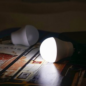 USB LED 램프 화이트 옐로우 두 가지 색상 무드등 전구