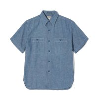 [버즈릭슨] 샴브레이 반팔 CHAMBRAY WORK HALF SHIRTS