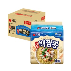 농심 사천 백짬뽕 멀티팩 32개
