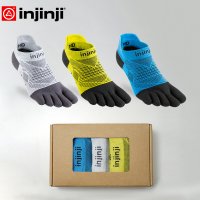 injinji 3족 선물세트 쿨맥스 방수 러닝 발가락 발목양말