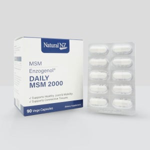 내추럴엔젯 데일리 MSM 2000mg & 엔조제놀 90 베지캡슐