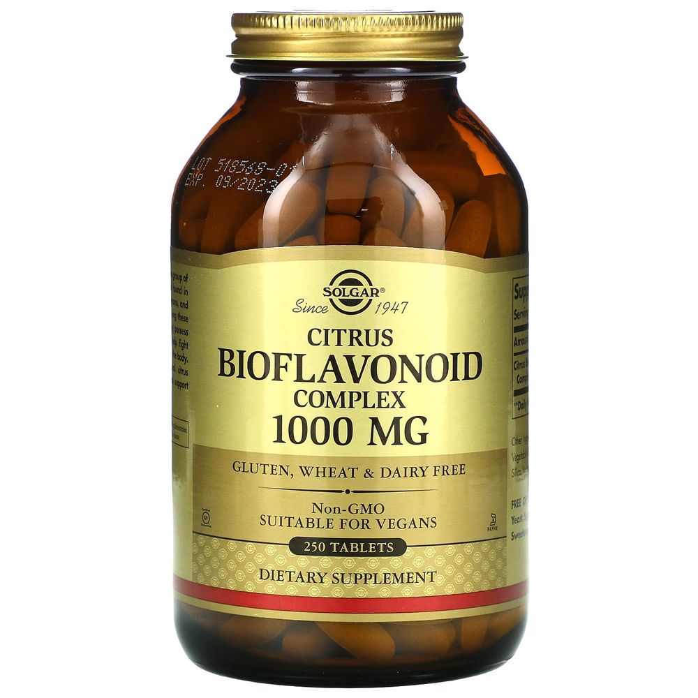 솔가 <b>시트러스 바이오플라보노이드 컴플렉스 1000mg</b>, 250정