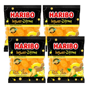 Haribo Ingwer-Zitrone 하리보 생강 레몬 젤리 160g 4개