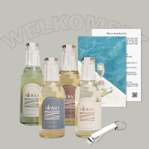 슬로운 생 콤부차 웰콤세트 4종·6종 200ml