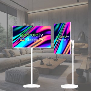 라익미 스마트 V320 오프화이트 단품 택배배송 81.28cm(32인치) 무빙TV 스탠드 에너지소비효율 1등급