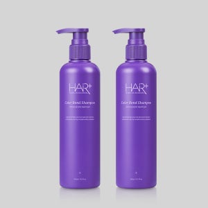 헤어플러스 NEW 탈색 염색 컬러 본드 보색샴푸 300mlX2개