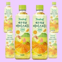 티로그 제주청귤 아이스티 녹차 제로 500ml 6개