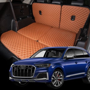 아우디 Q7 (4M) 페이스리프트 맞춤 퀄팅 트렁크매트 풀세트 자동차 가죽 방수 차박 국내생산