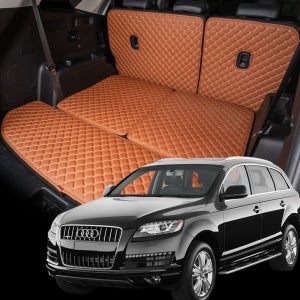 아우디 Q7 (4L) 맞춤 퀄팅 트렁크매트 풀세트 자동차 가죽 방수 차박 국내생산