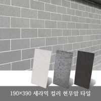 190×390 컬러 현무암 세라믹 거실 아트월 벽 포인트 타일