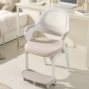 유어체어스 이브 130-160cm 여학생 전용 공부의자 독서실 도서관 국산 책상의자