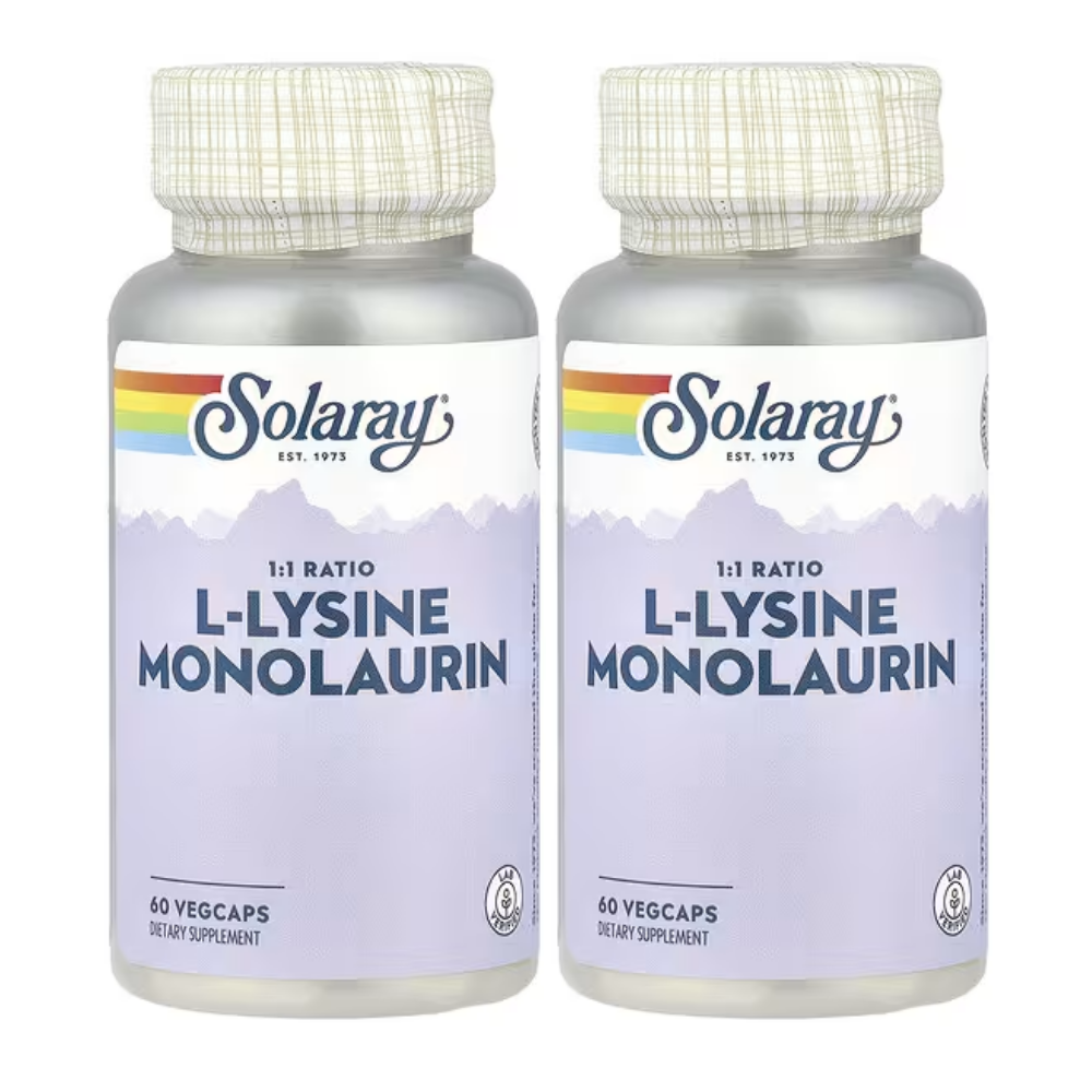 솔라레이 L-라이신<b>모노라우린</b> 60베지 캡슐 2통