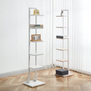 메이저 스탠딩 북선반 북타워 철제 책장 피규어 화분 수납장 5단