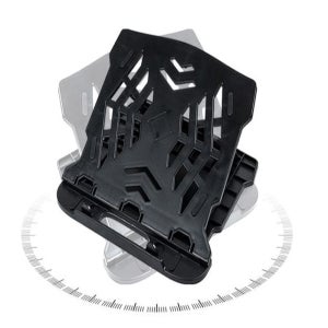 블랙 접이식 360도 회전형 스탠드 노트북 태블릿PC 거치대 받침대