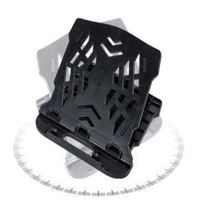 블랙 360도 회전형 접이식 태블릿PC 거치대 노트북 스탠드 받침대