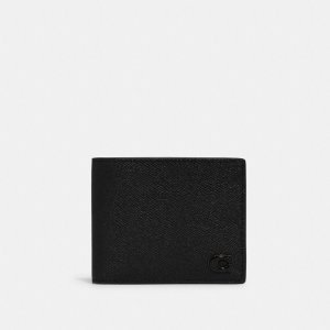 [코치][선물포장] 쓰리인원 월릿 위드 시그니처 CJ880 BLK