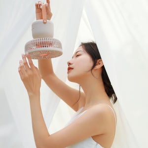 소싱 썬플라워 멀티 천정 벽 책상용선풍기 캠핑타프팬
