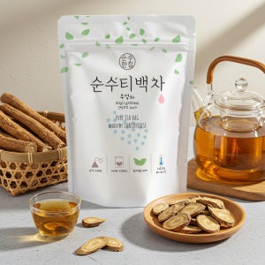 순수한집 국산 볶은 우엉차 티백 50개입