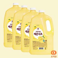 퐁퐁대용량 레몬식초 주방세제 3000ML 4통