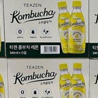 [트레이더스] 티젠 콤부차 레몬 340ml X 12개입