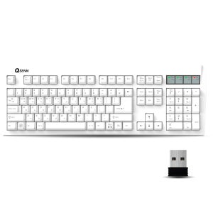 큐센 SEM-DT35W 무선키보드 화이트