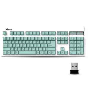 큐센 SEM-DT35W 무선키보드 민트