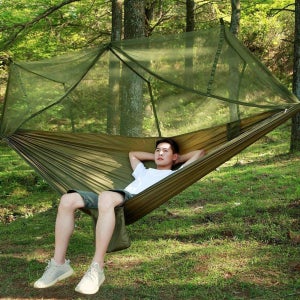 모기장 해먹 캠핑 그물침대 해충차단 차박 휴대용 그물망 그네