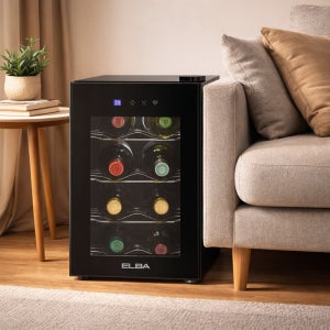 엘바 미니 와인셀러 냉장고 EW22HT8 8병 22L 블랙