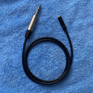 수제 이어폰 연장선 25cm 뉴트릭 카나레 3.5 to 55 p16 인이어 연장